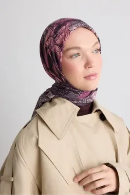Modakaşmir Majestic Rose Desen Bambu Eşarp