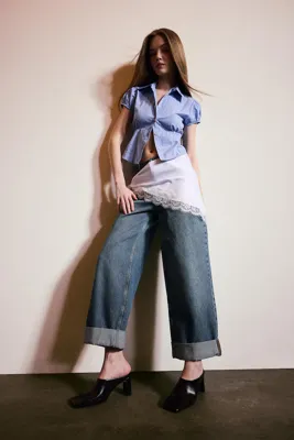 Defacto Baggy Yüksek Bel Jean