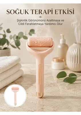 BİN1ÇEŞİT Cilt Bakımı Için Buz Silindiri Yüz Aleti Yeni Nesil