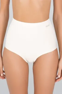 Kom Kadın Mikro Modal Dikişsiz Izsiz Yüksek Bel Bikini Külot 2 Li