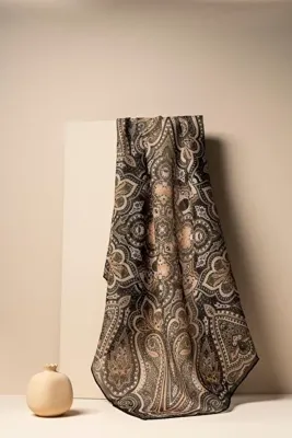 Jawel Kadın Etnik Desenli Soft Eşarp