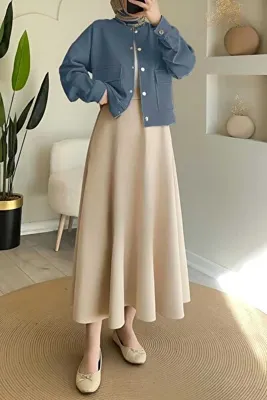 CNG MODA Tesettür Kloş Etek
