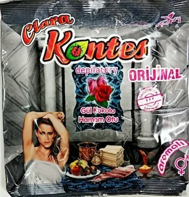 Kontes Hamam Otu - Zırnık Gül Kokulu Tüy Dökücü 1 Adet