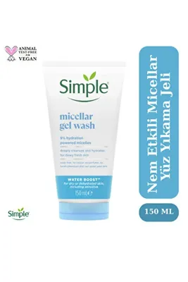 Simple Water Boost Micellar Yüz Temizleme Jeli 150 ml