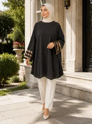 Filizzade Tunik - Siyah - Filizzade