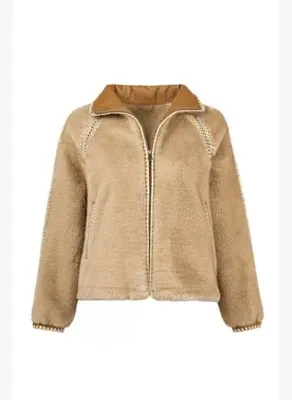 Derimod St-Moritz Kadın Bej Oversize Teddy Mont 25WGP5635FF