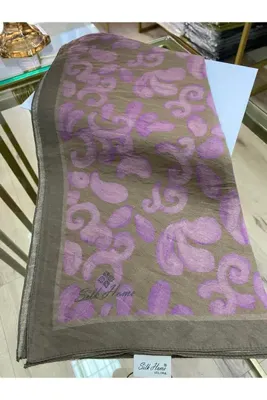 Silk Home Yeşil Lila Viskon Velora Eşarp