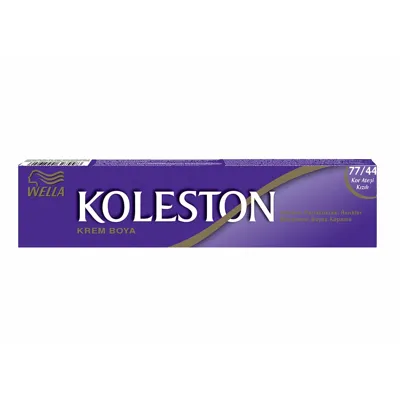 KOLESTON Tüp Saç Boyası Kor Ateşi Kızılı 77/44 1 adet