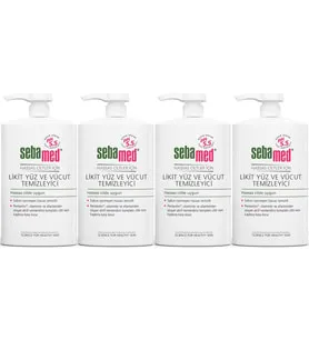 Sebamed Yüz ve Vücut Temizleyici Likit 300 ML (4 Lü Set)
