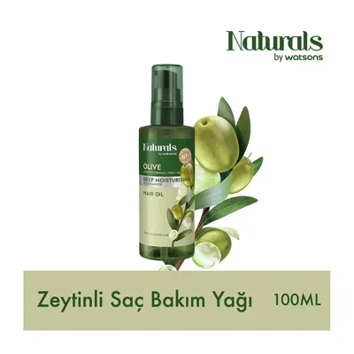 NATURALS BY WATSONS Olive Saç Yağı 100 ml