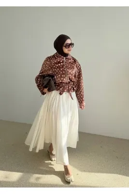 MODA AKSA 6386 BAMBİ DESEN SÜET CEKET
