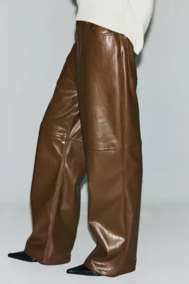 H&M Kaplamalı Pantolon