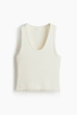 H&M Püsküllü Kolsuz Üst