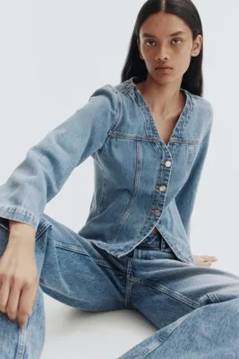H&M V Yakalı Kot Ceket