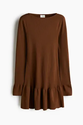 H&M Lastik Örgülü Elbise