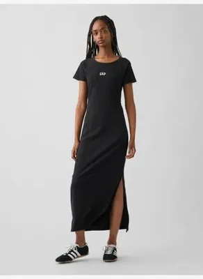 Gap Modern Fitilli Gap Logo Maxi Elbise