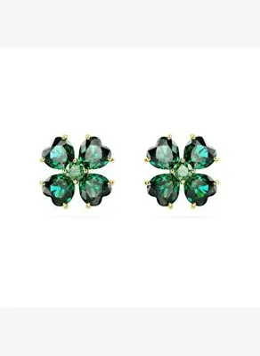 Swarovski 5666236 Swarovski Küpe Idyllia:Pe Stud Clover Gre/Gos