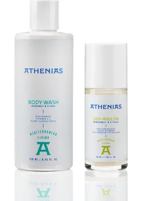 Myg Plus Athenıas Bergamot ve Narenciye Duş Jeli ve Roll-On Deodorant Seti, 250ML + 50ML