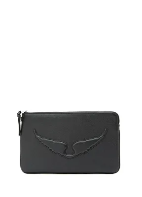 Zadig&Voltaire Angel Siyah Kadın Deri El Portföyü