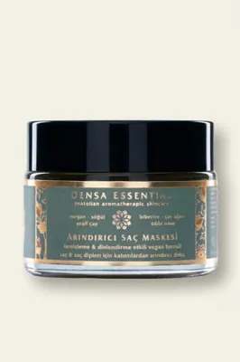 Densa Essential Arındırıcı Detoks Saç Maskesi 50 ml | Isırgan, Biberiye, Okaliptus | Kepeğe Eğilimli & Yağlı Saç Bakım