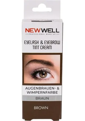 Şanal New Well Kaş ve Kirpik Boyası - Kahverengi 1 Paket (1 x 65 G)