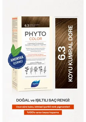 Phyto Color 7.3 Kumral Dore Amonyaksız Saç Boyası Bitkisel İçerik ile Canlı Renkler Sağlar