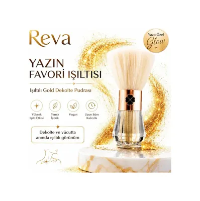 Diğer Işıltılı Altın Simli Dekolte Vücut Pudrası - Gold Explosion For Decollete - Vegan & Temiz İçerik - Pudra Diğer