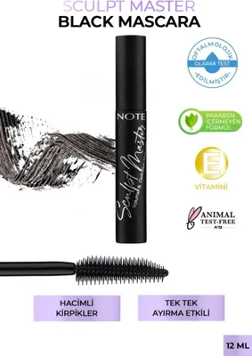 Note Cosmetics Sculpt Master Maskara Tek Tek Ayırma Etkili