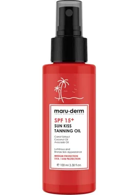 VELORA Maru.derm Spf 15+ Bronzlaştırıcı Güneş Yağı 100 ml
