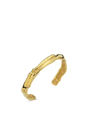 Linya Jewellery Medusa İnce Kelepçe Bileklik Gold