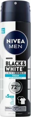 Nivea Men NIVEA MEN Black & White Invisible Fresh Sprey 150 ml X 5 ADET
