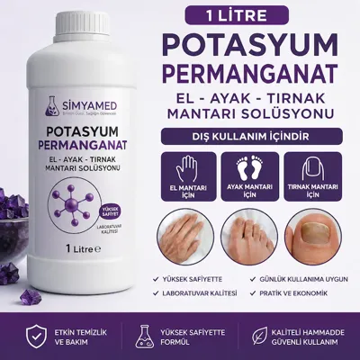We Chem El Ayak Mantarı Tedavisi Potasyum Permanganat 100gr