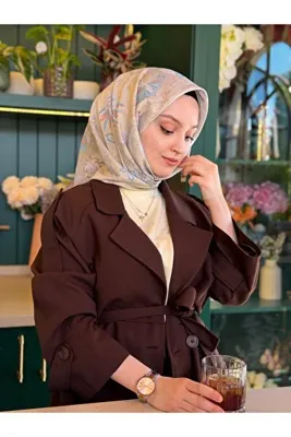 MOONORO Pamuklu Soft Eşarp Günlük ve Özel günlerde kullanım Rahat Yapılı
