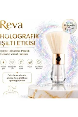 Ronanna Holographic Explosion For Decolette Vegan Işıltılı Holografik Parıltılı Dekolte Vücut Pudrası
