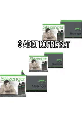 Slazenger Edt 3'lü Kofre Set Activesport (Edt+Deo) Set (yeşil)