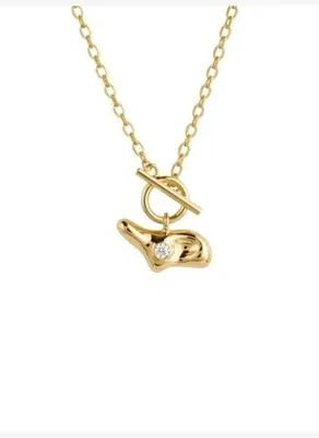 Linya Jewellery Solstis Göz Detaylı Amorf Zincir Kolye