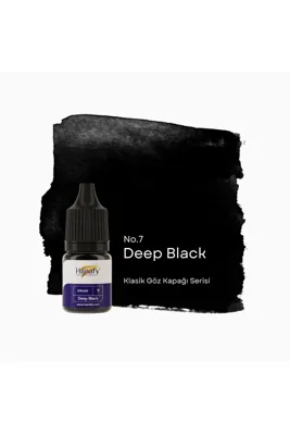 HANAFY Deep Black No7 5ml Kalıcı Makyaj Eyeliner Pigmenti