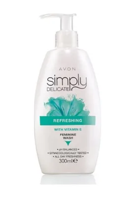 Avon Simply Delicate Refreshing Hijyenik Bölge Temizleyici E Vitaminli 300 ml