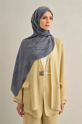 Armine Lyocell Naia Zikzak Desen Şal 1- 26
