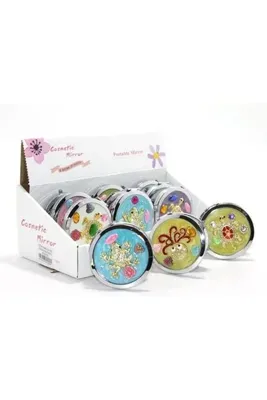 NW NessiWorld Kabartmalı Desenli El Aynası Alk2881