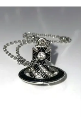 Heda Jewelry 3D Saturn Orb Kolye - Nana Osaki İlhamlı 3 Boyutlu Gezegen Kolye