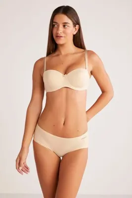 Kom Kadın Micro Lazer Kesim Kalın Kenarlı Short Model Külot(Çorap Hediyeli)