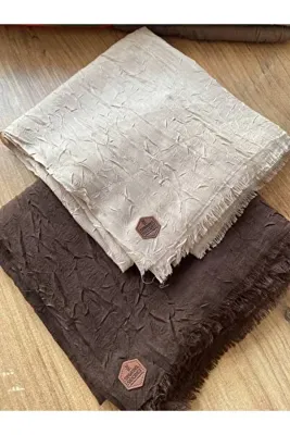 Nilbutik SHAWL SECRET 2 Lİ BAMBU KRAŞ ŞAL