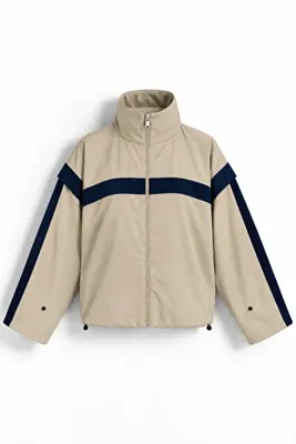FACETTE Alya Şeritli Bomber Ceket