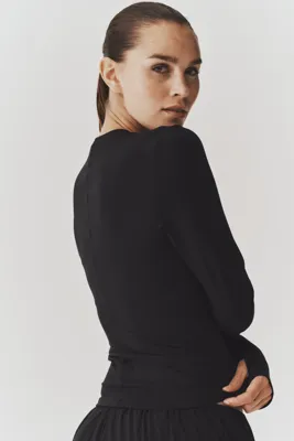 H&M Move Uzun Kollu Spor Üstü Slim Fit SoftMove™