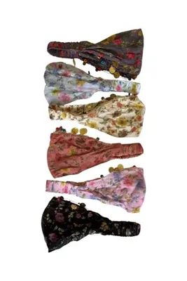 artıbir bodrum Saç Bandı Lastikli Paraşüt Bandana