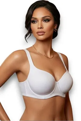 Fanilam Ultra Soft Toparlayıcı Sütyen C Cup Büyük Göğüsler İçin Özel Balenli Konfor Le Jardin