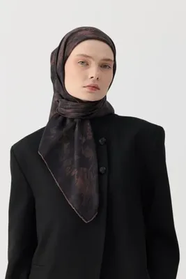 İpekhan Winter Bloom Soft Eşarp 1246 Acı Kahve