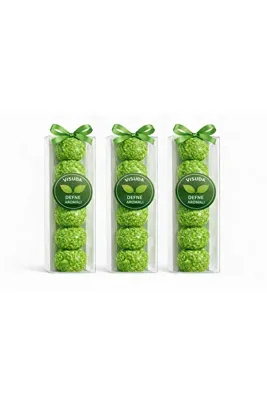 visuda kozmetik Visuda - Köpüren Banyo Topu DEFNE Aromalı 50gr x 15 Adet