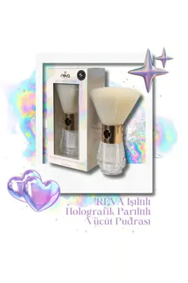 REVA Işıltılı Holografik Parıltılı Dekolte Vücut Pudrası - Holographic Explosion For Decolette Vegan Mocha Mami